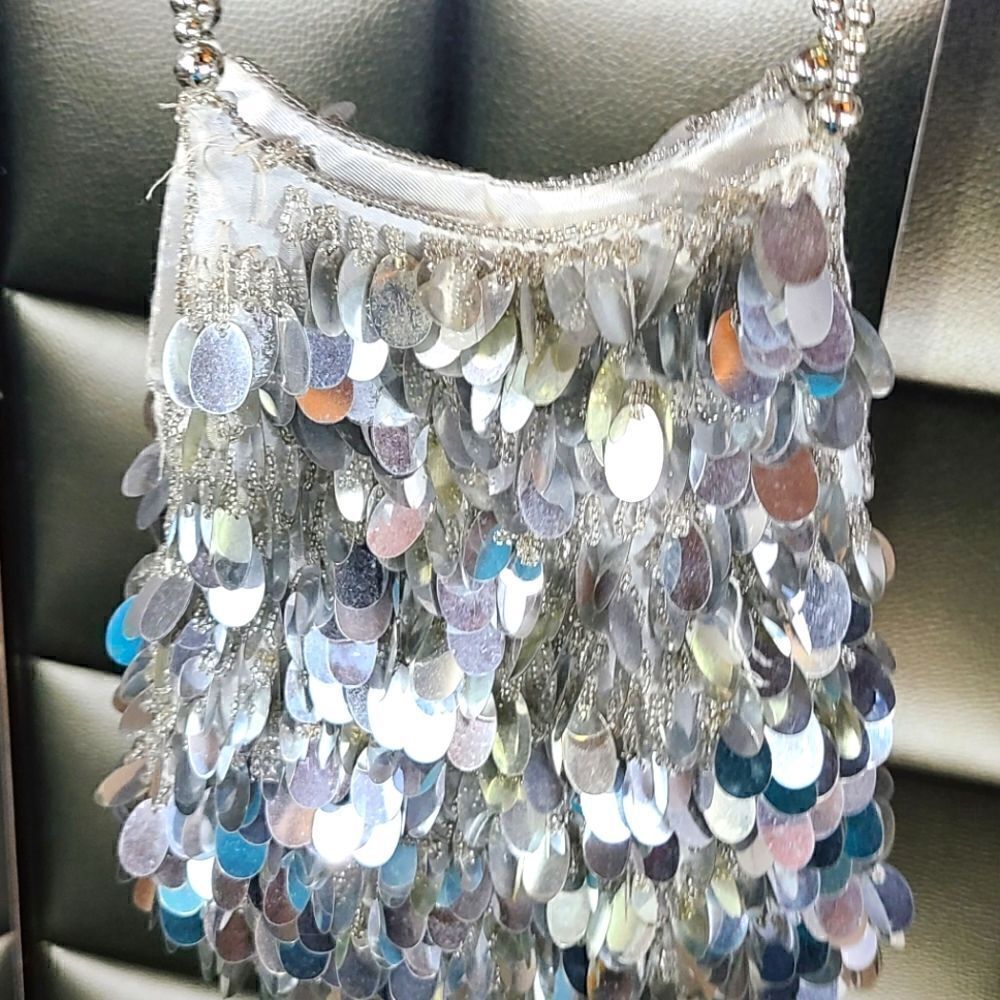Sequin evening bag 
